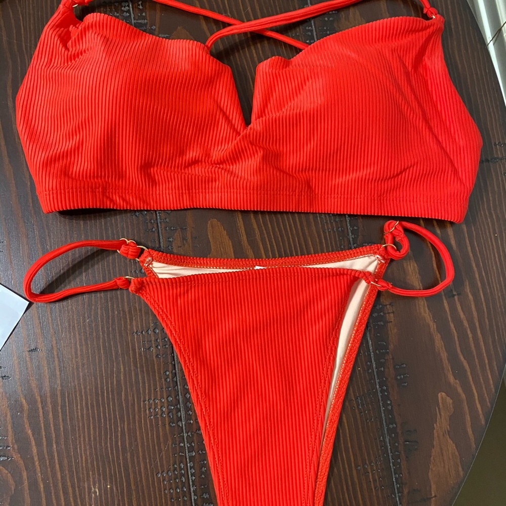 Salty honey red Bikini L